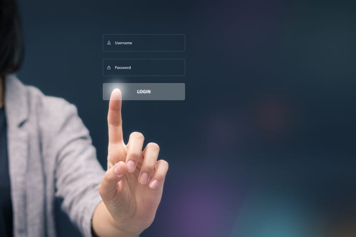 Logging in to account.