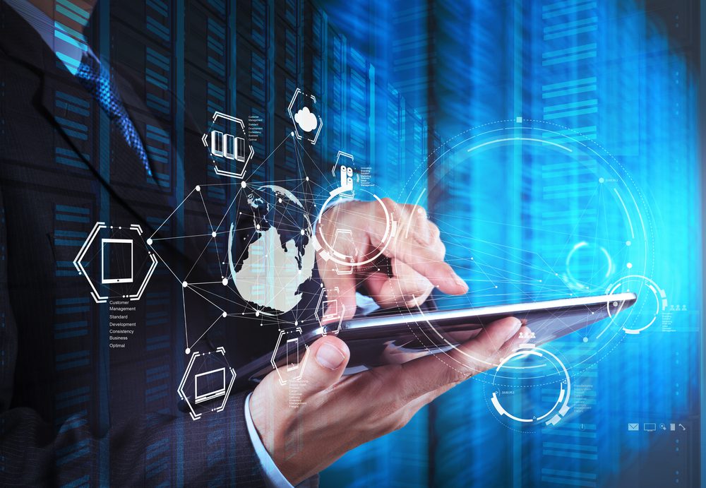 Double,Exposure,Of,Businessman,Shows,Modern,Technology,As,Concept Double,Exposure,Of,Businessman,Shows,Modern,Technology,As,Concept